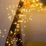 LAMPKI CHOINKOWE DRUCIKI 200 LED DIODY DEKORACJA ŚWIĄTECZNA ŚWIATEŁKA 6 M