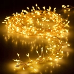 LAMPKI CHOINKOWE DRUCIKI 200 LED DIODY DEKORACJA ŚWIĄTECZNA ŚWIATEŁKA 6 M