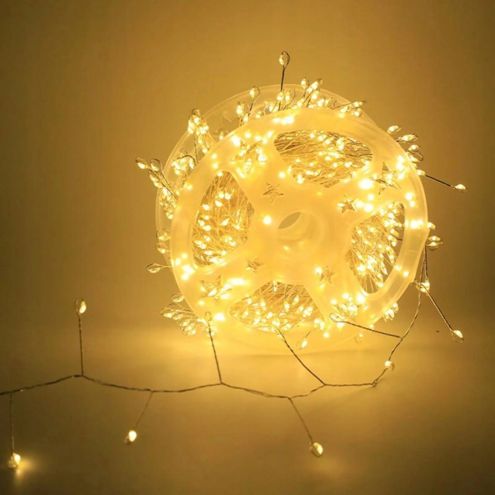LAMPKI CHOINKOWE DRUCIKI 100 LED DIODY DEKORACJA ŚWIĄTECZNA ŚWIATEŁKA 3 M