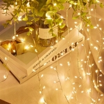 LAMPKI CHOINKOWE DRUCIKI 100 LED DIODY DEKORACJA ŚWIĄTECZNA ŚWIATEŁKA 3 M