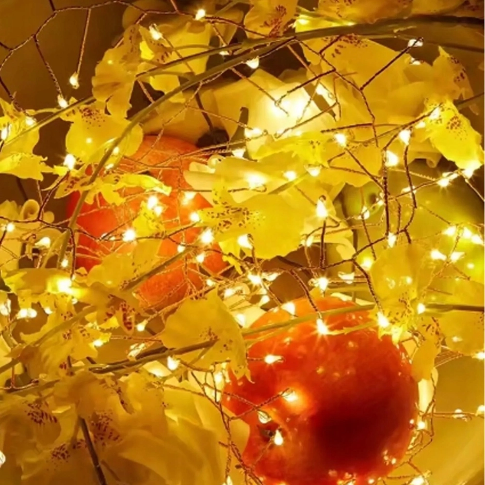 LAMPKI CHOINKOWE DRUCIKI 100 LED DIODY DEKORACJA ŚWIĄTECZNA ŚWIATEŁKA 3 M