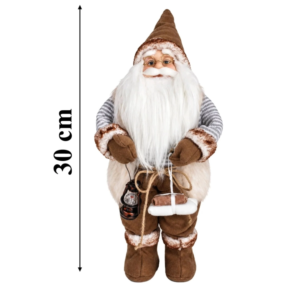ŚWIĘTY MIKOŁAJ SKANDYNAWSKI 30 CM FIGURKA DEKORACJA ŚWIĄTECZNA