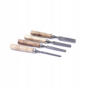 MEISSEL FÜR HOLZTISCHLEREI 4 STÜCK HOLZGRIFF