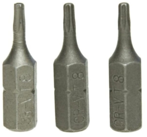 TORX BITS T20 x 25 mm 3 Stück BIT BITS GROT TORXY