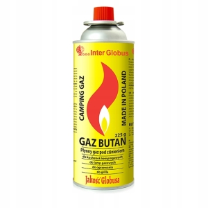 GASFLASCHE 225 gr MIT VENTIL FÜR KARTUSCHENBRENNER