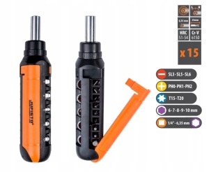 RATSCHENSCHRAUBENZIEHER SCHLITZSCHRAUBENDREHER 15 Stk