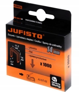 HEFTKLAMMERN TYP F 14 x 11,3 x 0,7 mm 1000 Stk. FÜR TAKER