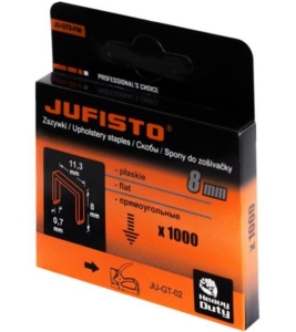 KLAMMERN TYP F 8 x 11,3 x 0,7 mm 1000 Stk. FÜR TAKER