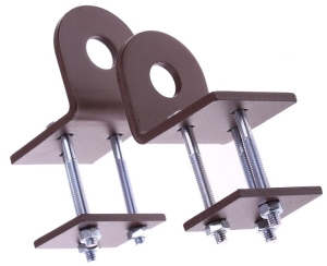 WINKELSPINDEL 40 mm FÜR VORHÄNGESCHLOSS SCHLIESSEN BRAUN