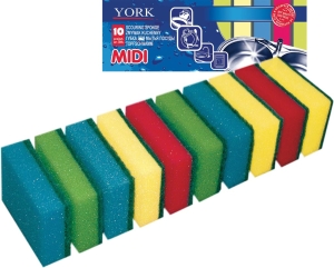 KÜCHENREINIGER GESCHIRRWASCHMASCHINE 10 Stk. YORK SCHWAMM