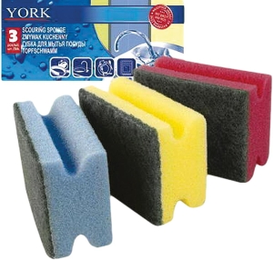 KÜCHENREINIGER GESCHIRRWASCHMASCHINE PROFI SCHWAMM 3 Stück