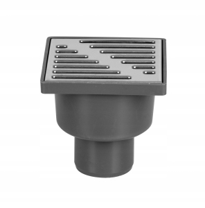 ABWASSERGITTER FI50 10x10cm EINFACHER AUSLAUF