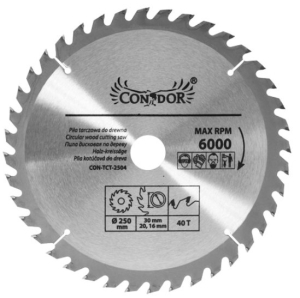 KREISSÄGE FÜR HOLZ 200 mm 40 ZÄHNE WIDIA