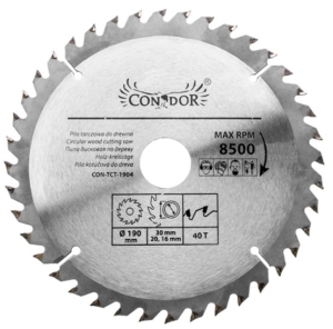 HOLZ-KREISSÄGE 190 mm 40 ZÄHNE WIDIA