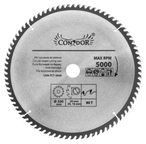 HOLZKREISSÄGE 300 mm 80 ZÄHNE WIDIA