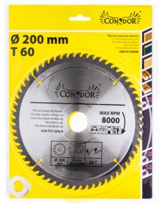 HOLZ-KREISSÄGE 200 mm 60 ZÄHNE WIDIA