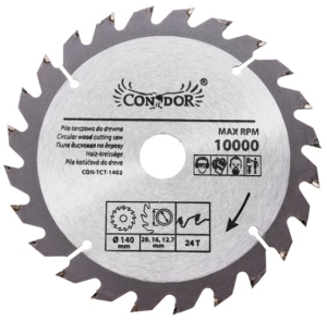 HOLZ-KREISSÄGE 140 mm 24 ZÄHNE WIDIA