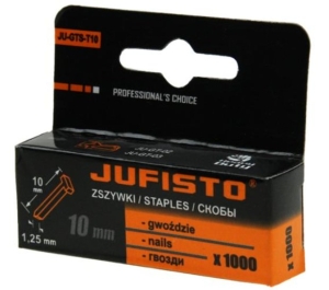 T-KLAMMERN 10 x 1,25 mm 1000 Stk. NÄGEL