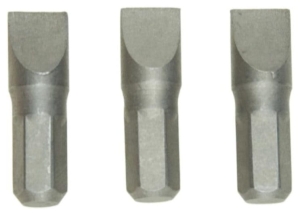 FLACHE BITS SL4 x 0,6 x 25 mm 3 Stück BITS BIT