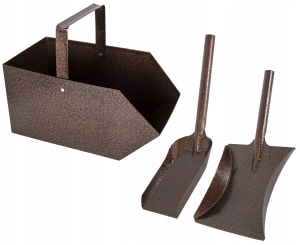 KIT FÜR DEN OFEN KOHLE SCHAUFEL KUPFER