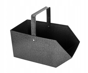 KOHLE KOHLEBEHÄLTER ESCHE HOLZ SILBER