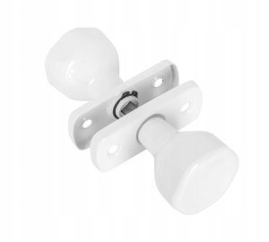 SCHUTZTÜR DREHKNAUF BUCHSE 36mm WEISS