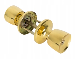TÜR-DREHKNAUF MIT EINEM GOLDENEN VERSCHLUSS KNÖPFE-SET