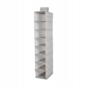 MIAMI AUFGEHÄNGTER KLAPP-ORGANIZER 8 FÄLLE BEIGE