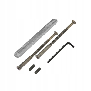 KIT MONTAGE FÜR GRIFFE MIT SPINDEL 120MM PATINA