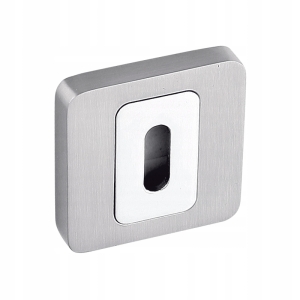 BOARD FÜR GRIFFE KURZER QUADRATSCHLÜSSEL SATIN CHROM