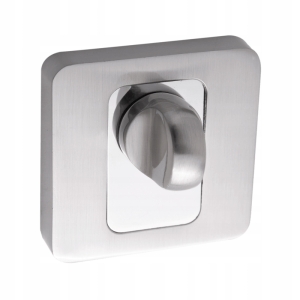 BOARD FÜR GRIFFE KURZES QUADRATISCHES WC SATIN CHROM