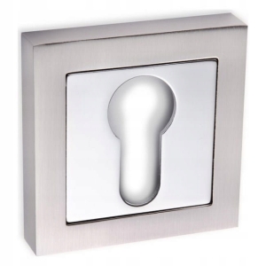 BOARD SHORT SQUARE INSERT 50MM SATIN CHROM