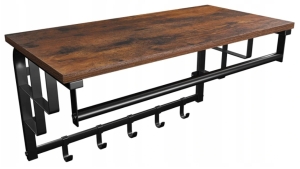 WANDREGEL MIT AUFHÄNGER INDUSTRIAL RUSTIC