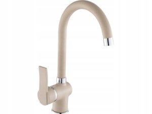 MADERA BATTERIESPÜLE. STEHEN MIT BEIGE AUSLAUF