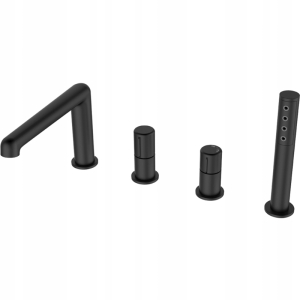 PRETTO SCHWARZE BADEROHR 4 LÖCHER