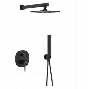 FIELDS DUSCHSET MIT BATTERIE VERDECKT, SCHWARZ