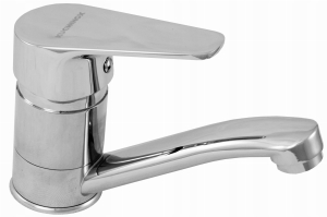 NIEDRIGE WASCHBECKENMISCHER MIT BEWEGLICHEM AUSLAUF