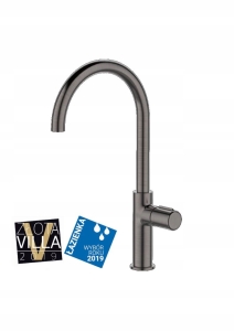 STANDMISCHER FÜR WASCHBECKEN MIT U-AUSLAUF GRAPHIT