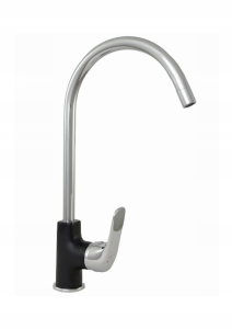 LIDO BATTERIE STEHENDES WASCHBECKEN MIT SCHWARZEM AUSLAUF