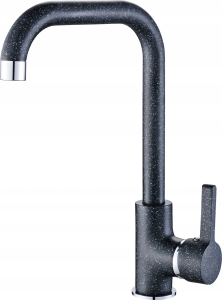 STAND WASCHMISCHER MIT L AUSLAUF SCHWARZ