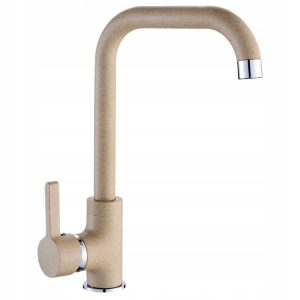 BATTERIESPÜLE. STAND MIT L AUSLAUF, BEIGE