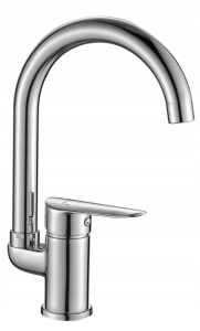 STANDMISCHER FÜR WASCHBECKEN MIT U-CENTO AUSLAUF