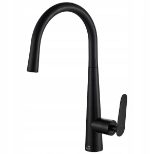 BATTERIESPÜLE. BODEN MIT U-AUSLAUF, SCHWARZ