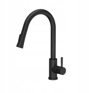 WASCHBECKEN-BATTERIE MIT AUSPUFF. SPRAY, SCHWARZ