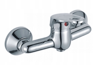 DUSCHE BATTERIE. WANDMONTAGE OHNE SET DUSCHE. -ANMUT