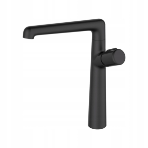 STANDMISCHER MIT L AUSLAUF, SCHWARZ