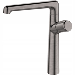 WASCHTISCHMISCHER MIT L-Auslauf, SCHWARZ