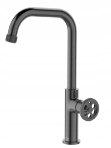 WASCHBATTERIE BODEN MIT L AUSLAUF, GRAPHIT