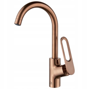 WASCHBATTERIE BODEN MIT U-AUSLAUF, KUPFER