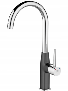 FELDER DER BATTERIESPÜLE, STEHEN MIT U-AUSLAUF, SCHWARZ